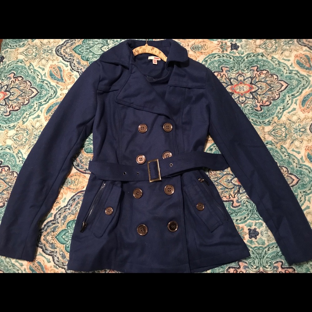 Blue peacoat